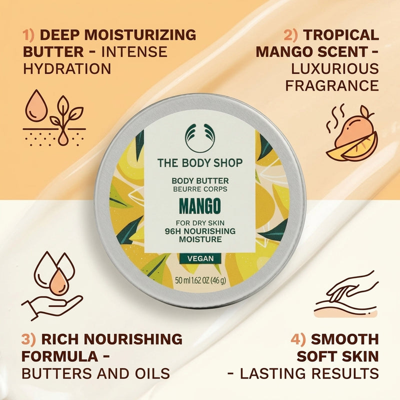 The Body Shop Mango Body Butter 50ml