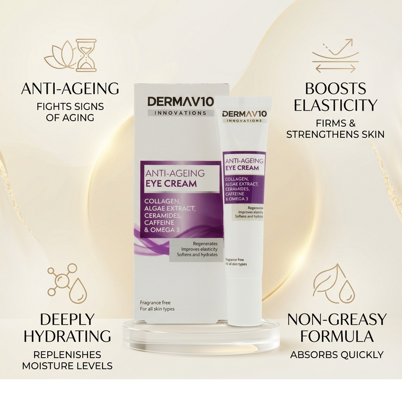 Derma V10 Anti-Ageing Collagen Eye Cream 15ml