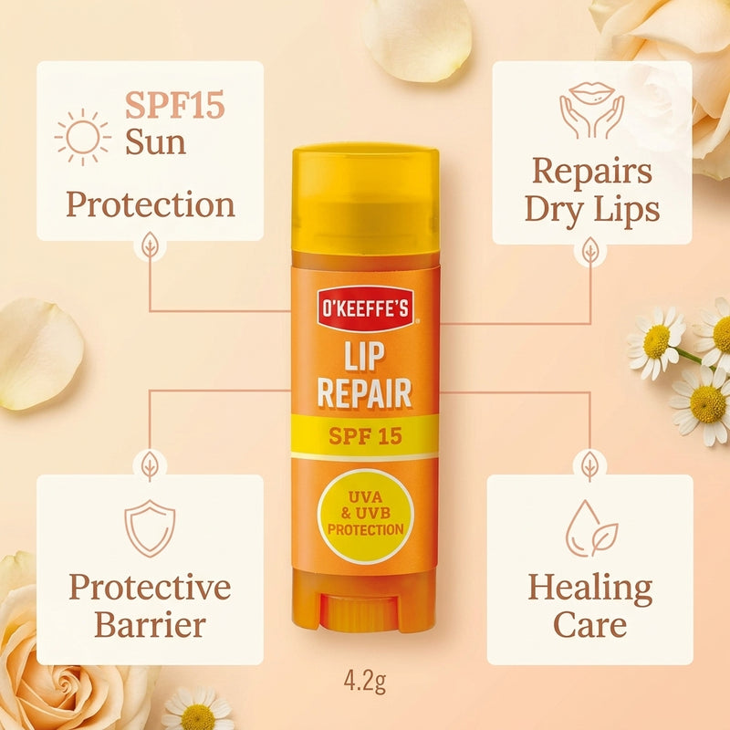 O'Keeffe's Lip Repair & Protect SPF15 4.2g
