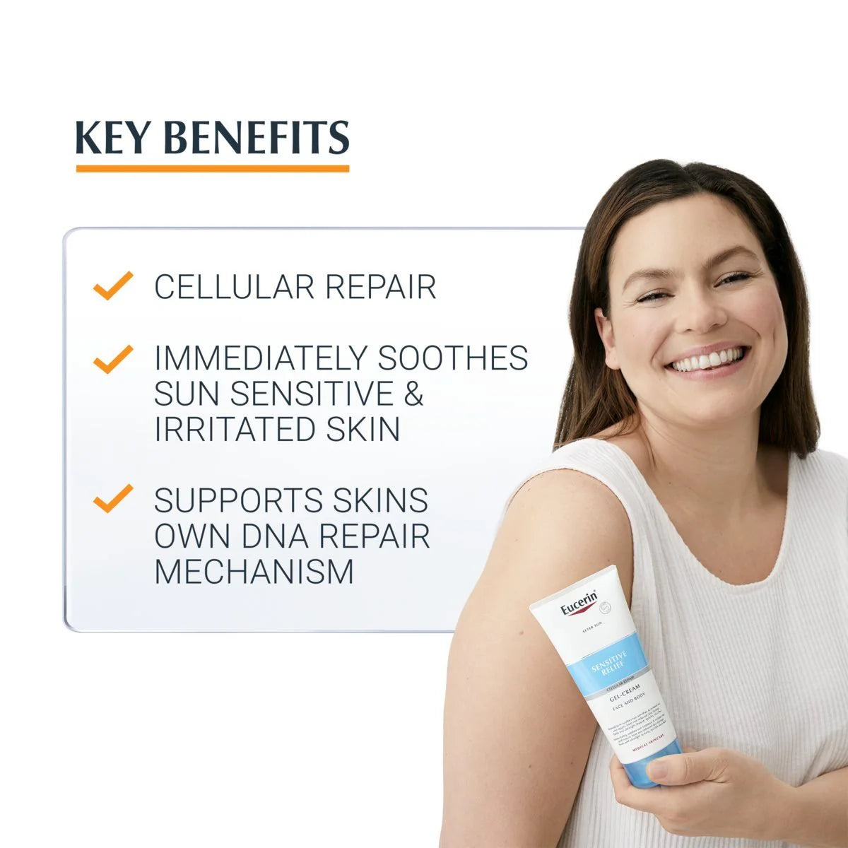 Eucerin AfterSun Sensitive Relief Gel-Cream (200ml)