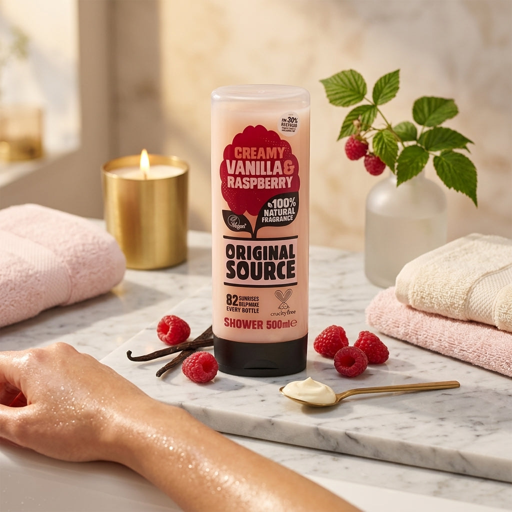 Original Source Vanilla & Raspberry Shower Gel 500ml