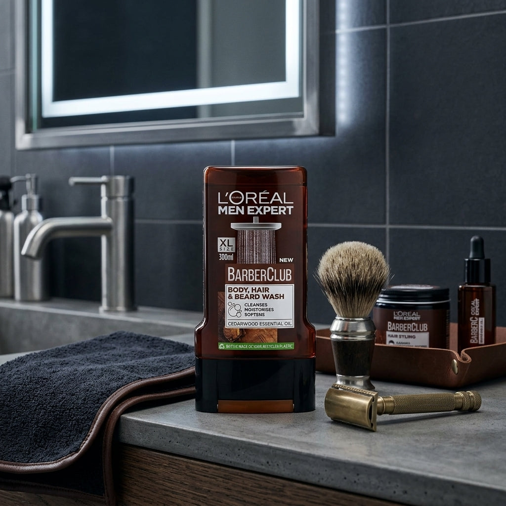 L'Oreal Men Expert Barber Club Body, Hair & Beard Wash 300ml