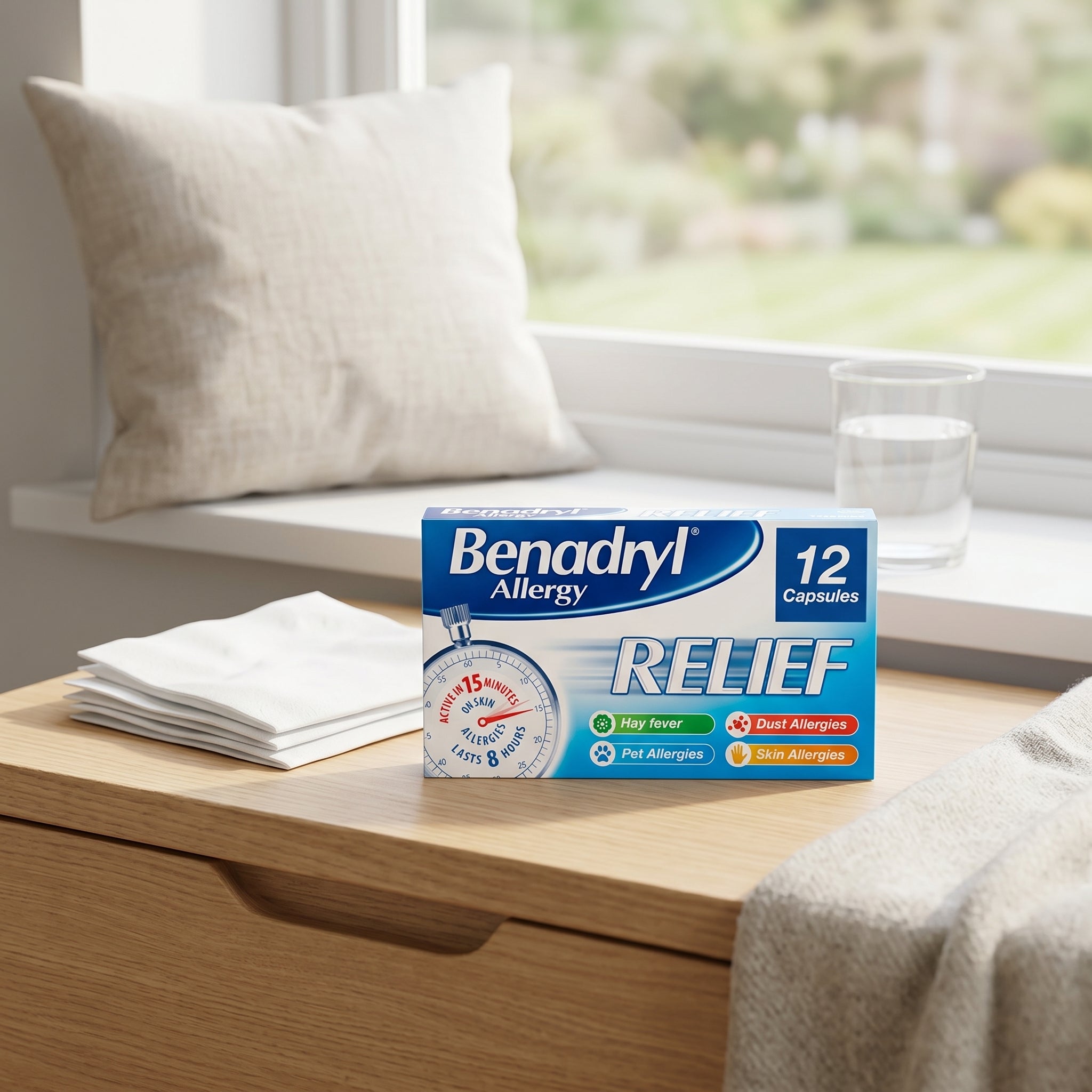 Benadryl Allergy Relief Cap's 24's