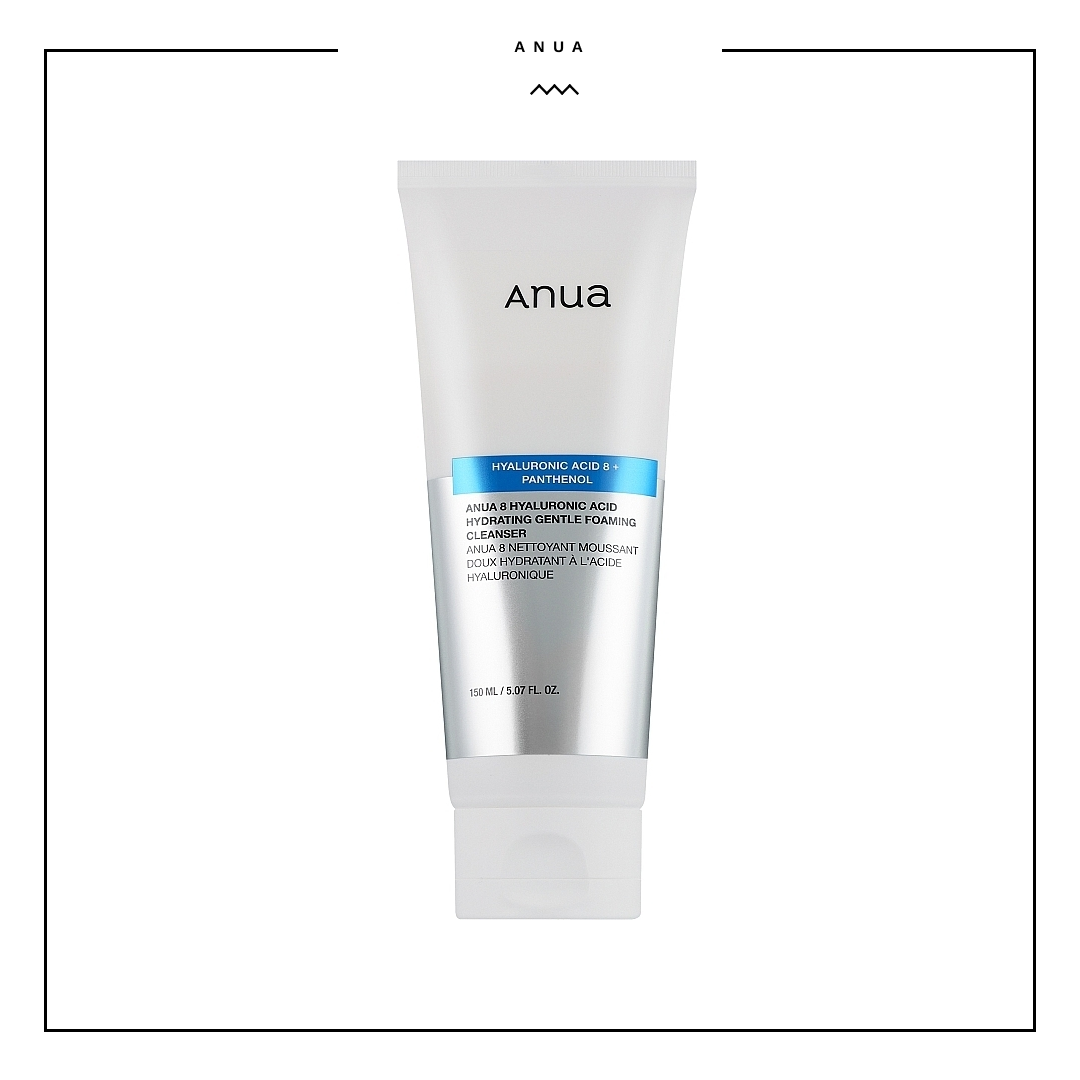 Anua 8 Hyaluronic Acid Hydrating Gentle Foaming Cleanser 150ml