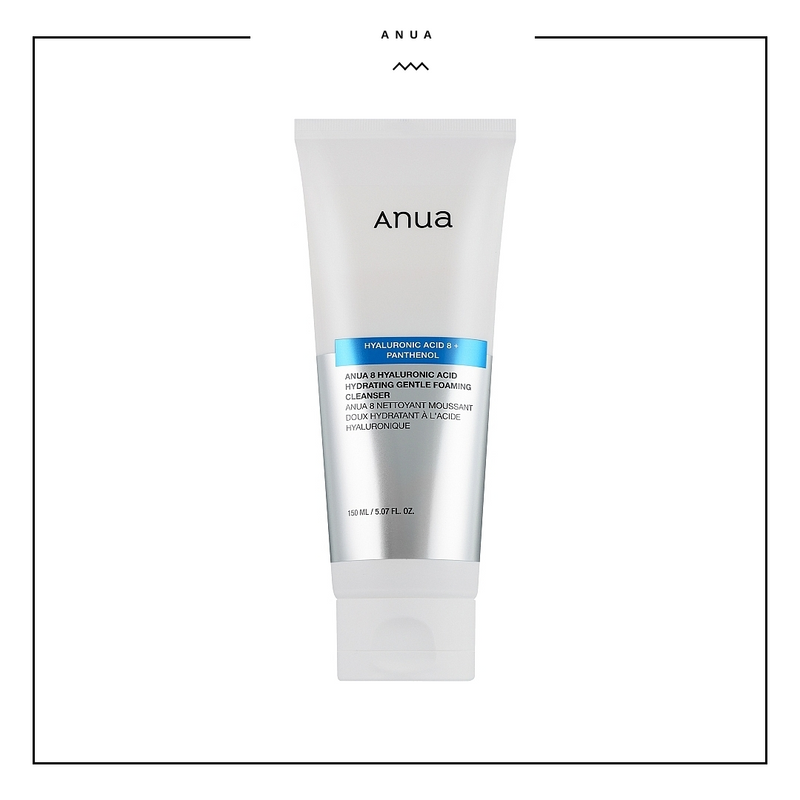 Anua 8 Hyaluronic Acid Hydrating Gentle Foaming Cleanser 150ml