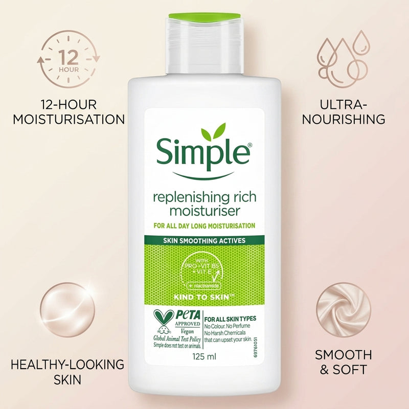 Simple Replenishing Rich Moisturiser 125ml