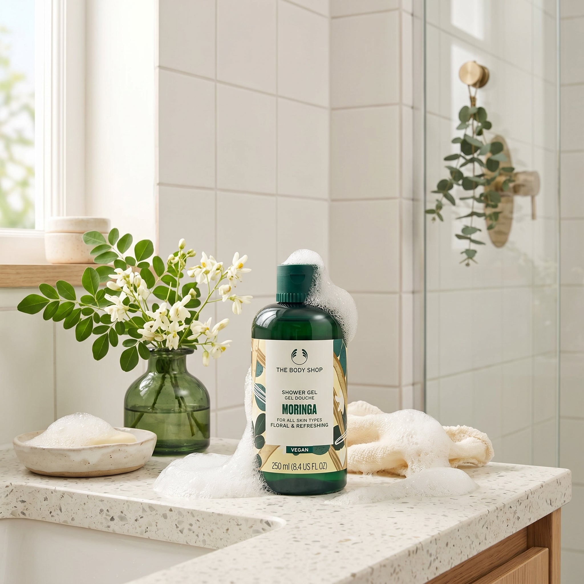 The Body Shop Moringa Shower Gel 250ml