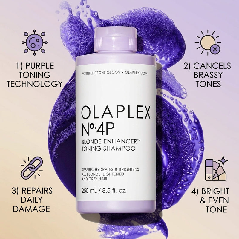 Olaplex No. 4P Blonde Enhancer Toning Shampoo 250ml