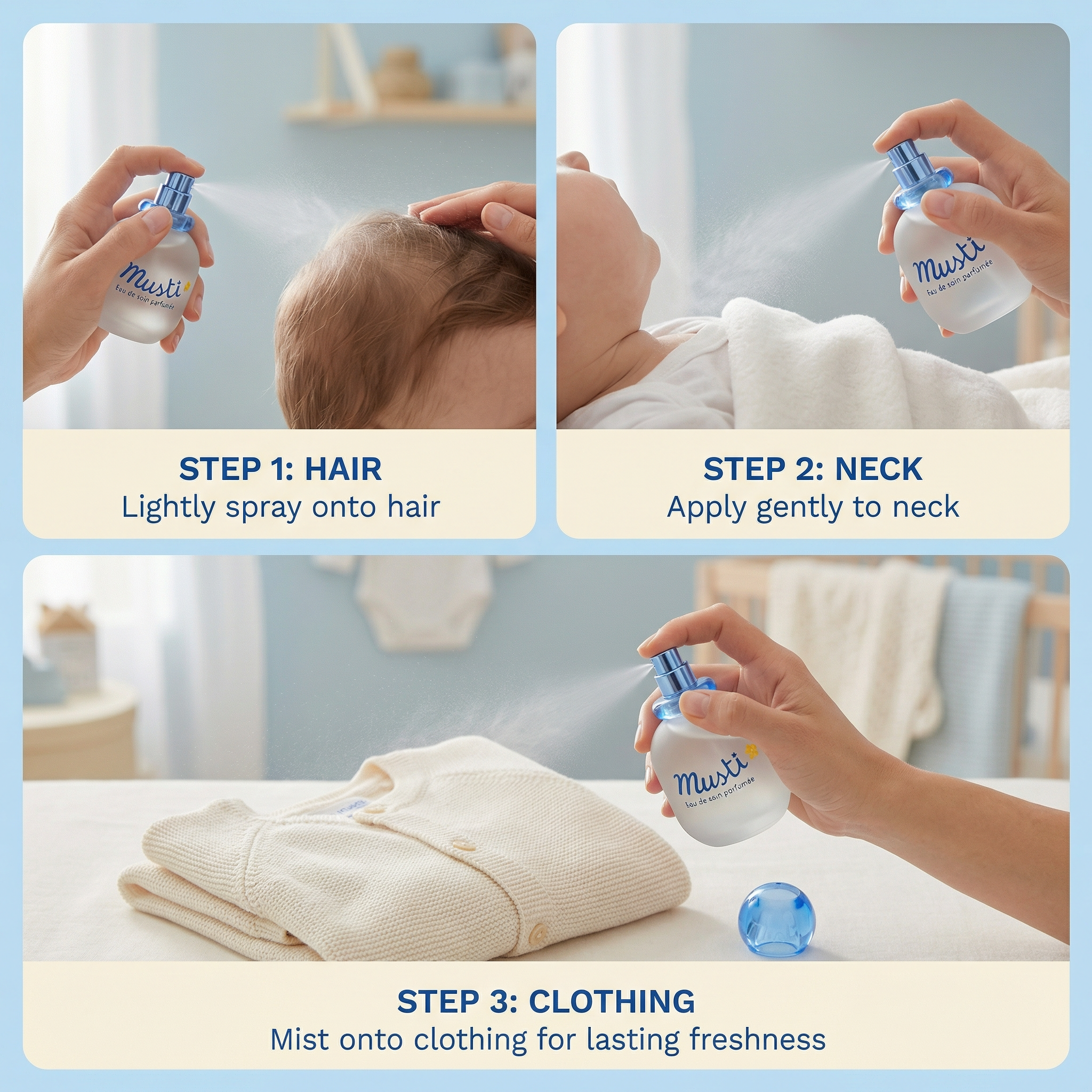 Mustela Musti Eau de Soin Parfumee 50ml