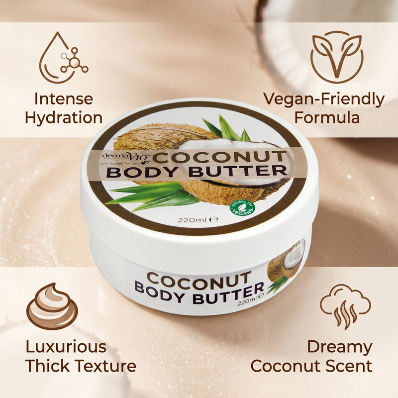 Derma V10 COCONUT Body Butter 220ml