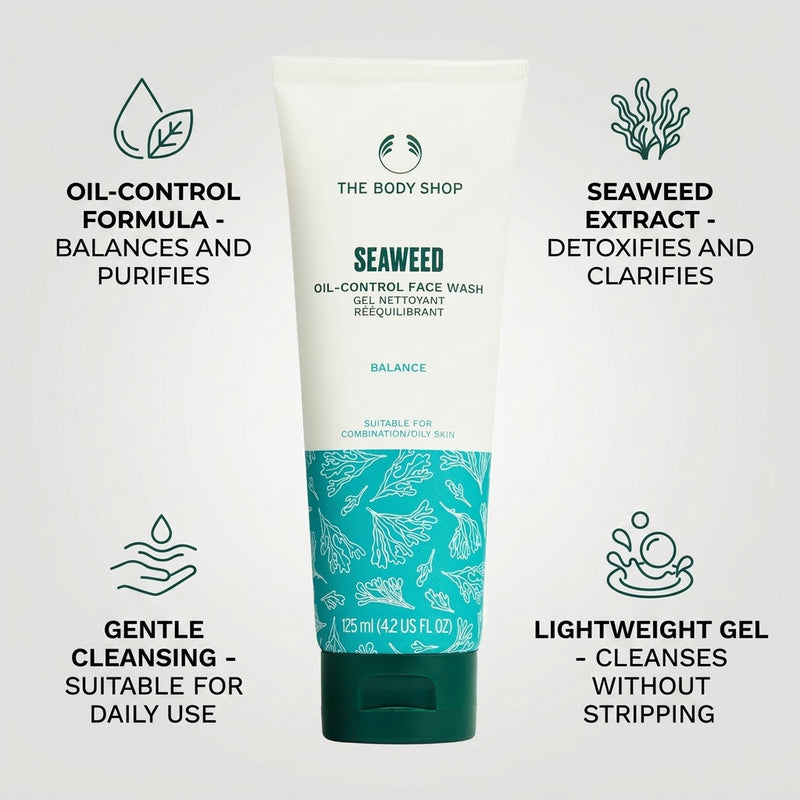 The Body Shop Seaweed Face Wash 125ml