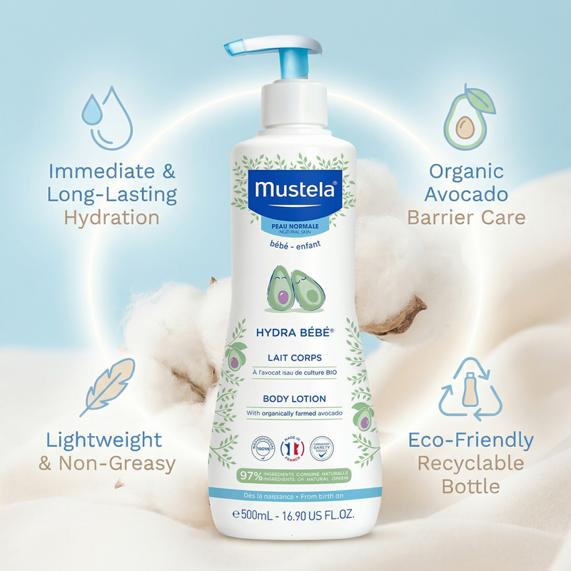 Mustela Hydra Bebe Body Lotion 500ml