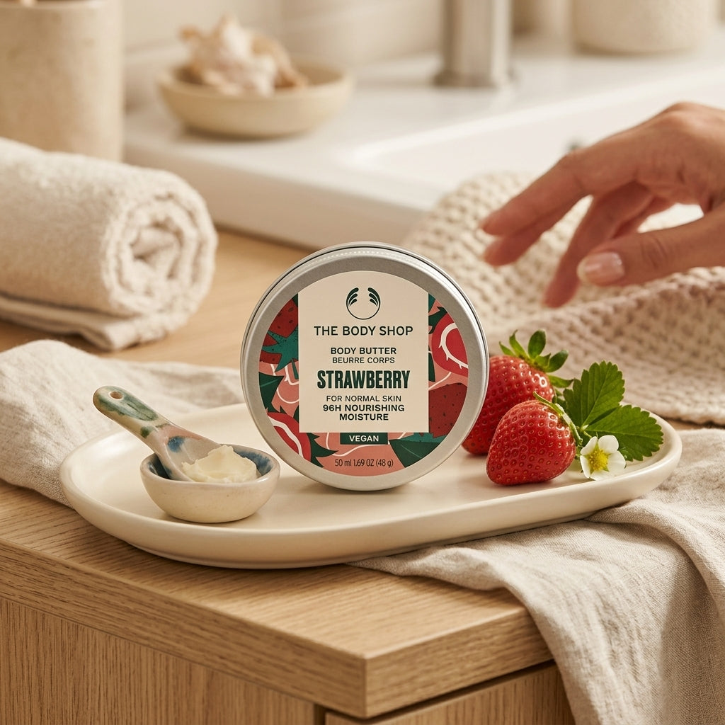 The Body Shop Body Butter Strawberry 50ml