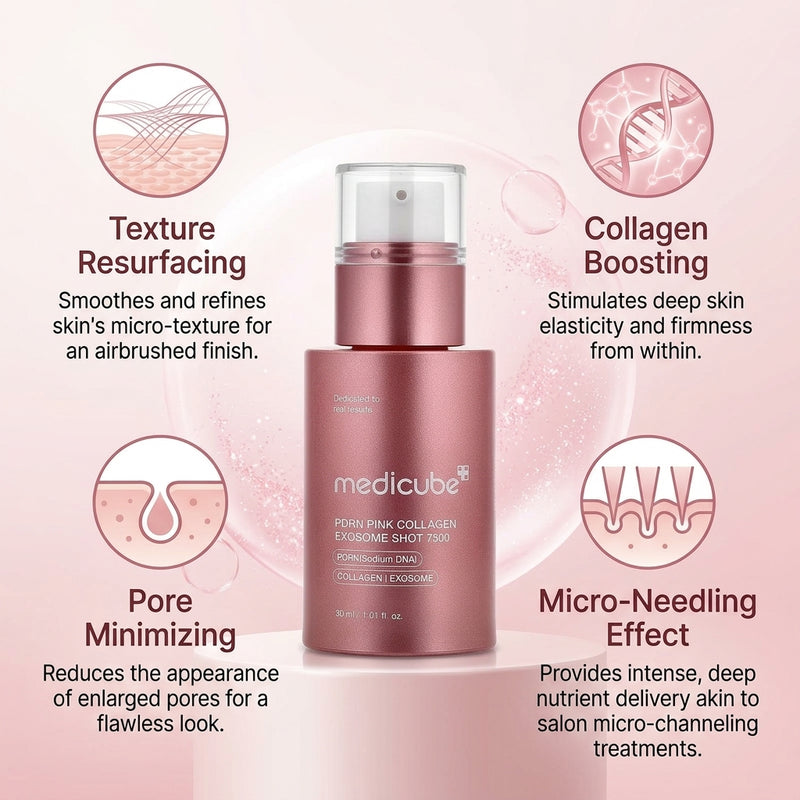 Medicube PDRN Pink Collagen Exosome Shot 7500 30ml