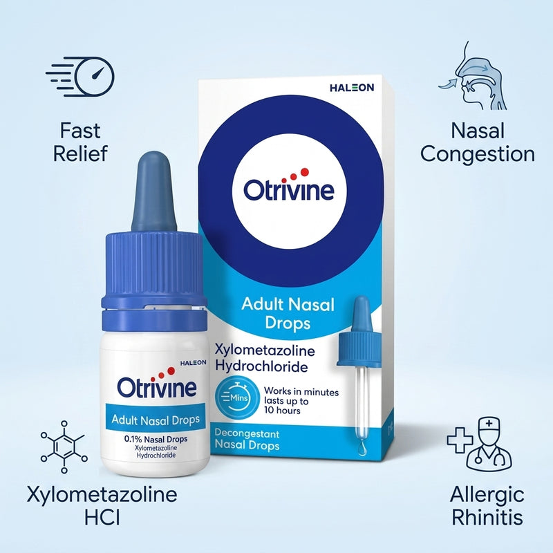 Otrivine Decongestant Adult Nasal Drops10ml