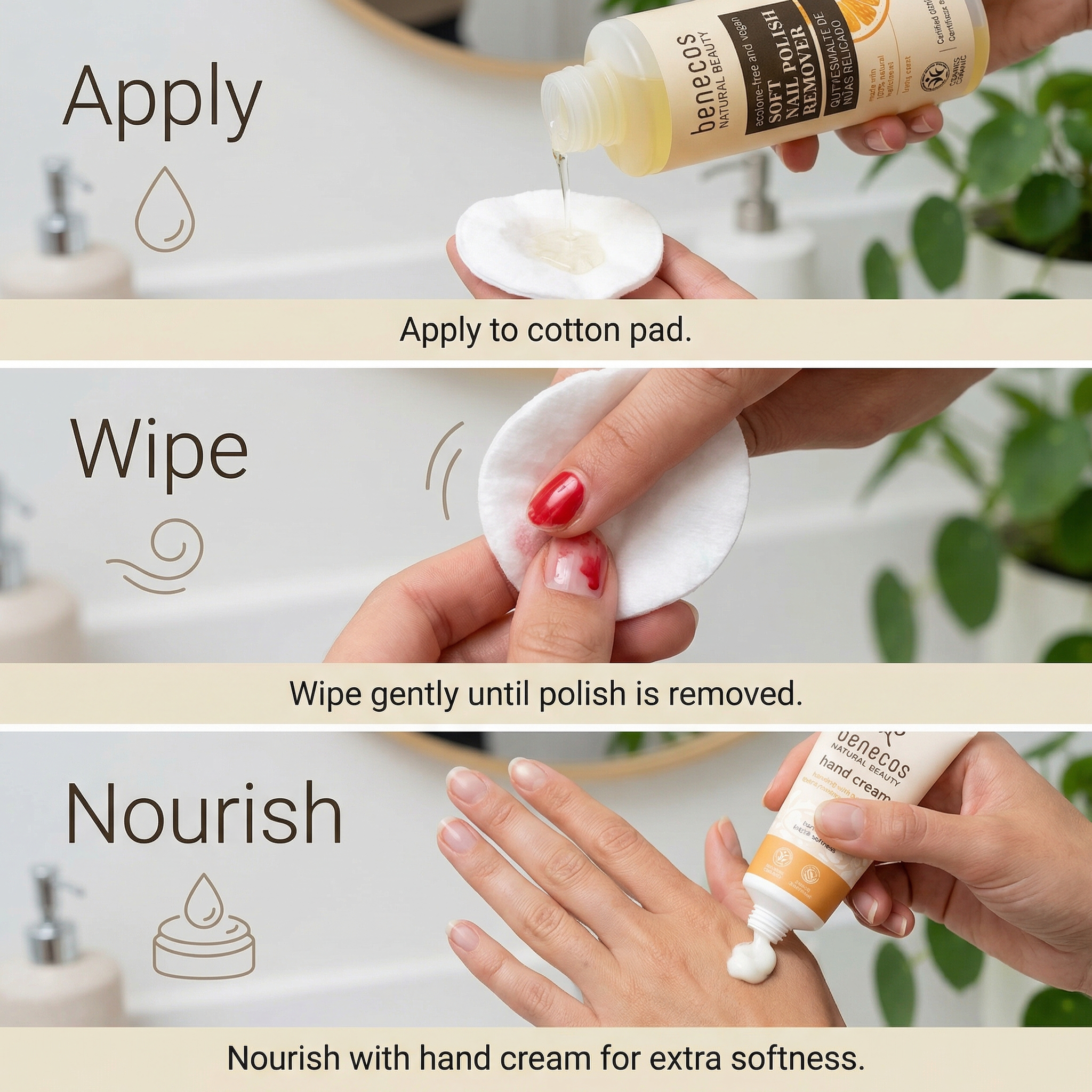 Benecos Natural Gentle Nail Polish Remover Organic 125ml