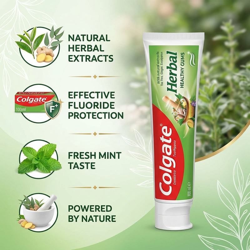 Colgate Herbal Fluoride Toothpaste 100ml