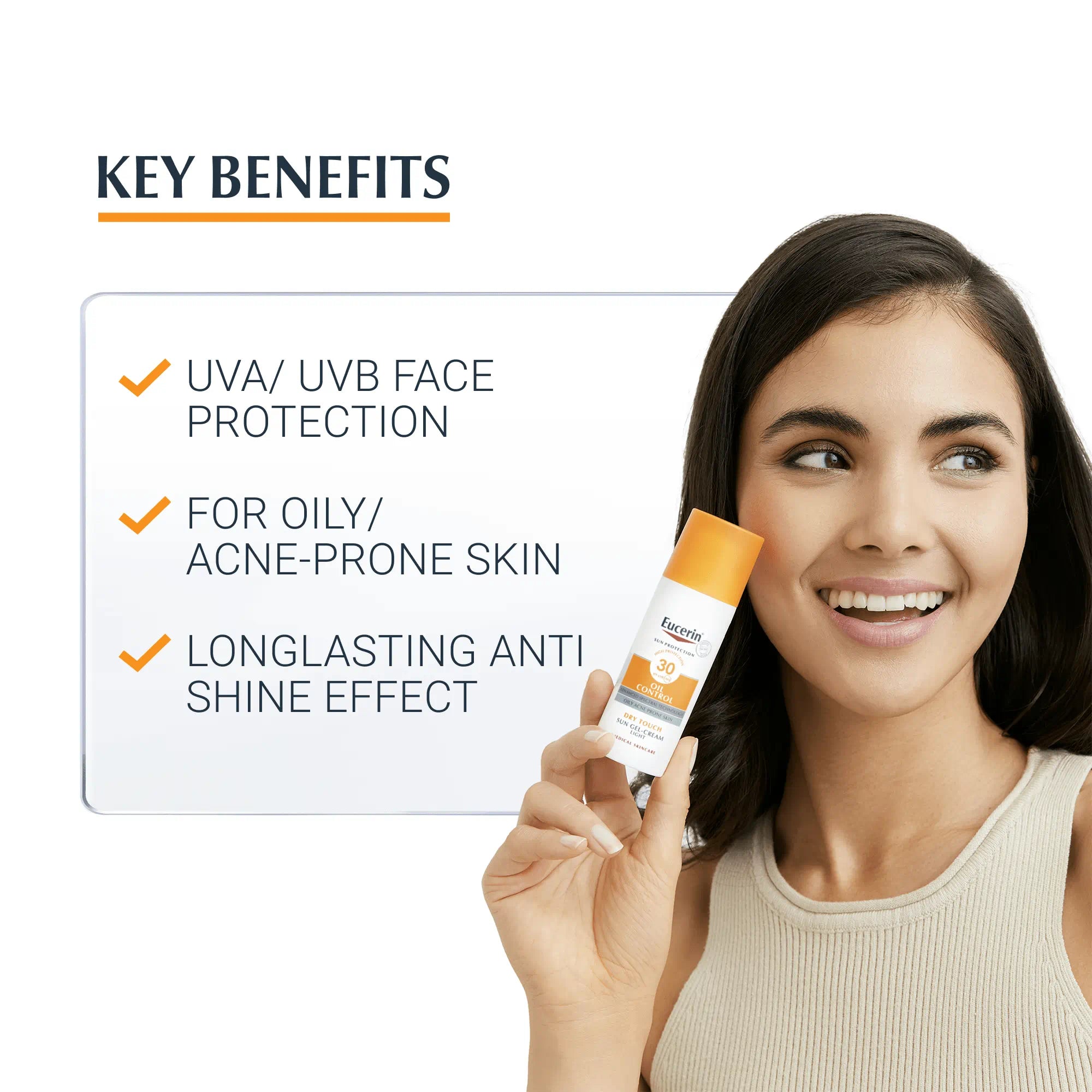 Eucerin Sun Oil Control Gel-Cream SPF50+ (50ML)