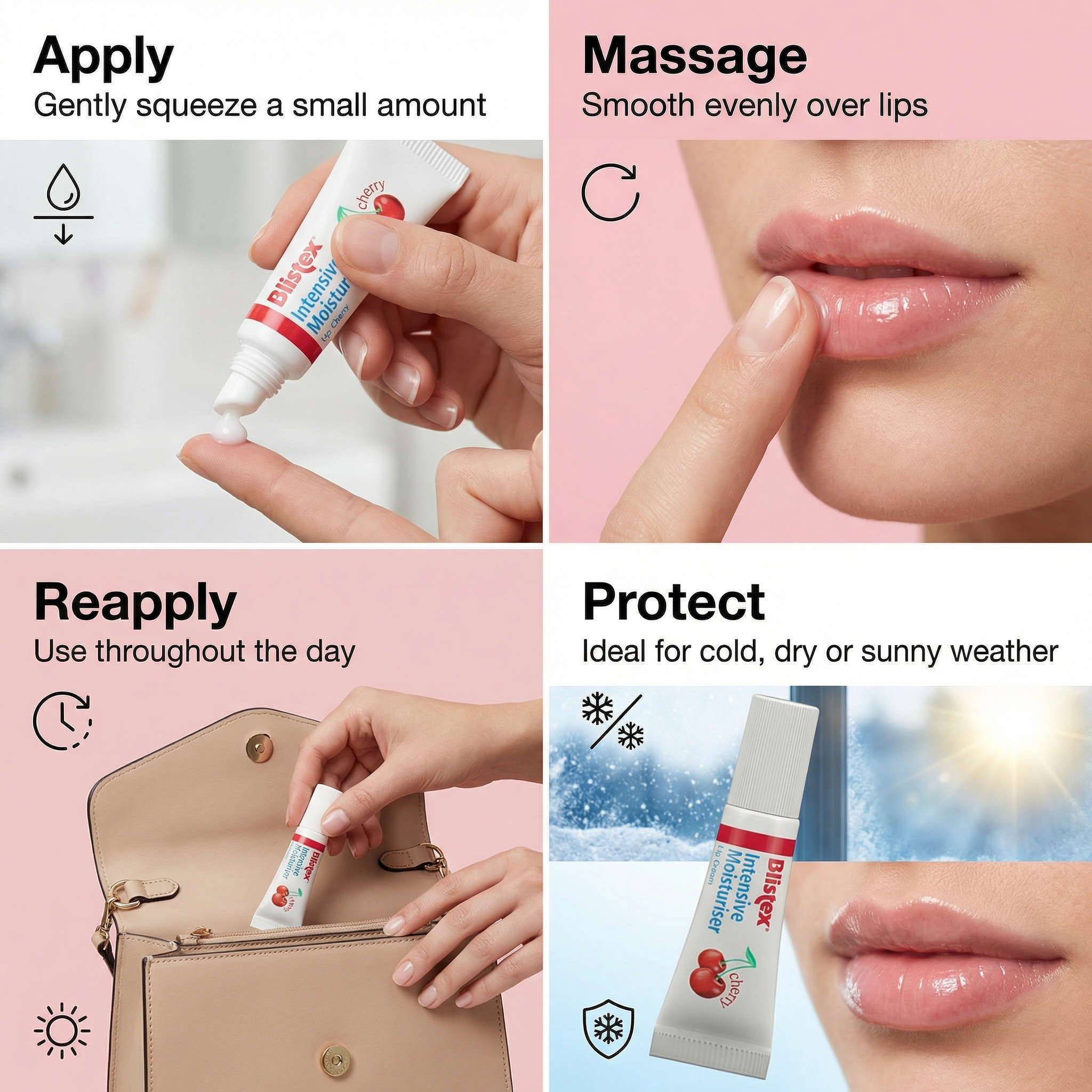 Blistex Cherry Intensive Moisturiser SPF 15 Lip Balm 6ml