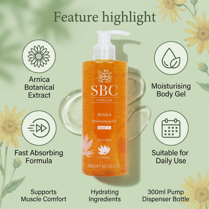 SBC Skincare Arnica Moisturising Gel 300ml