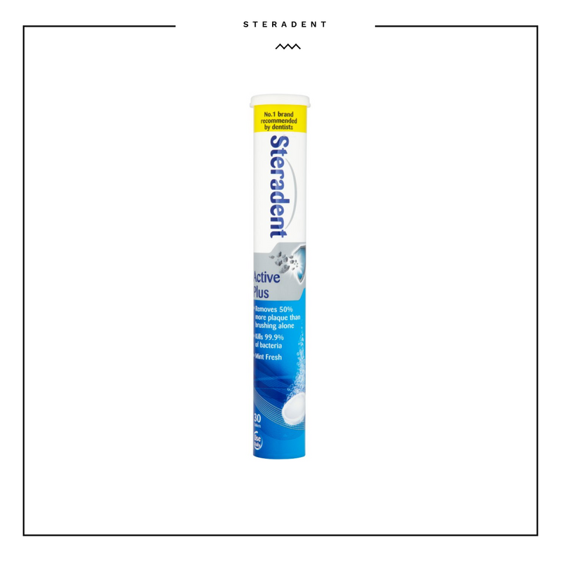 Steradent Active Plus 30Tablets