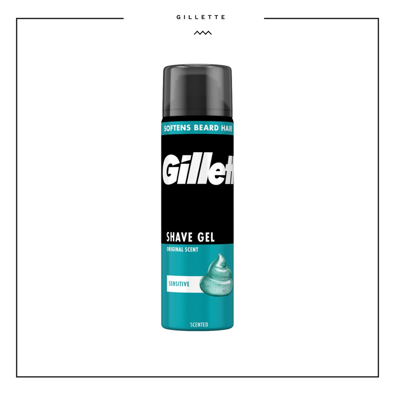 Gillette Classic Shave Gel Sensitive Skin 200ml