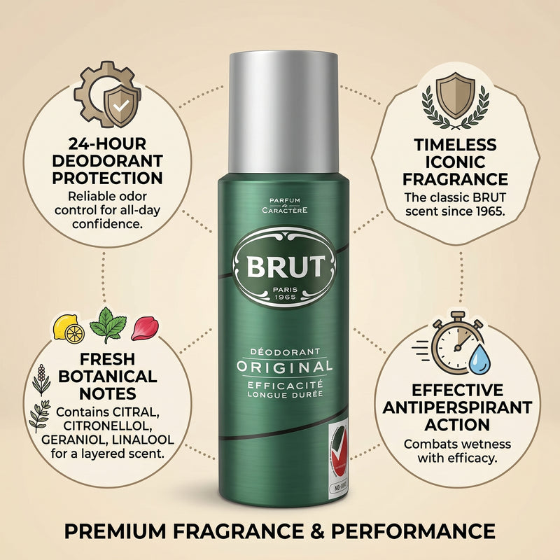 Brut Original Deodorant Spray 200ml