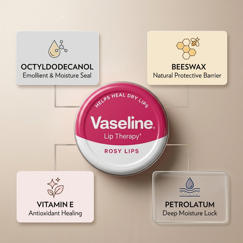 Vaseline Lip Therapy Rosy Lips 20g