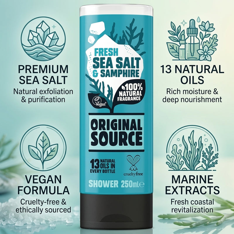 Original Source Fresh Sea Salt & Samphire Gel 250ml
