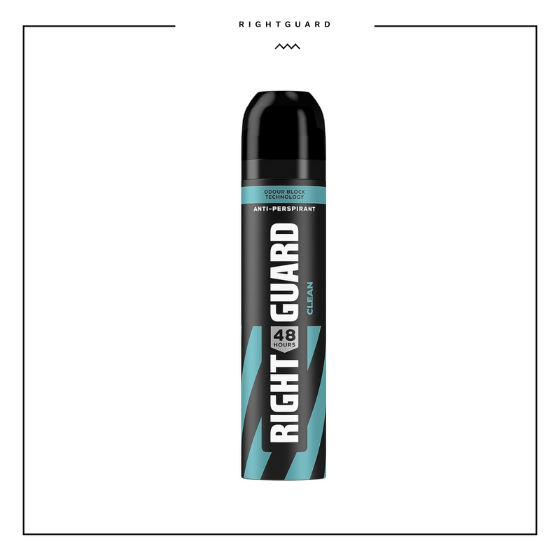Right Guard Mens Deodorant Spray Clean 250ml
