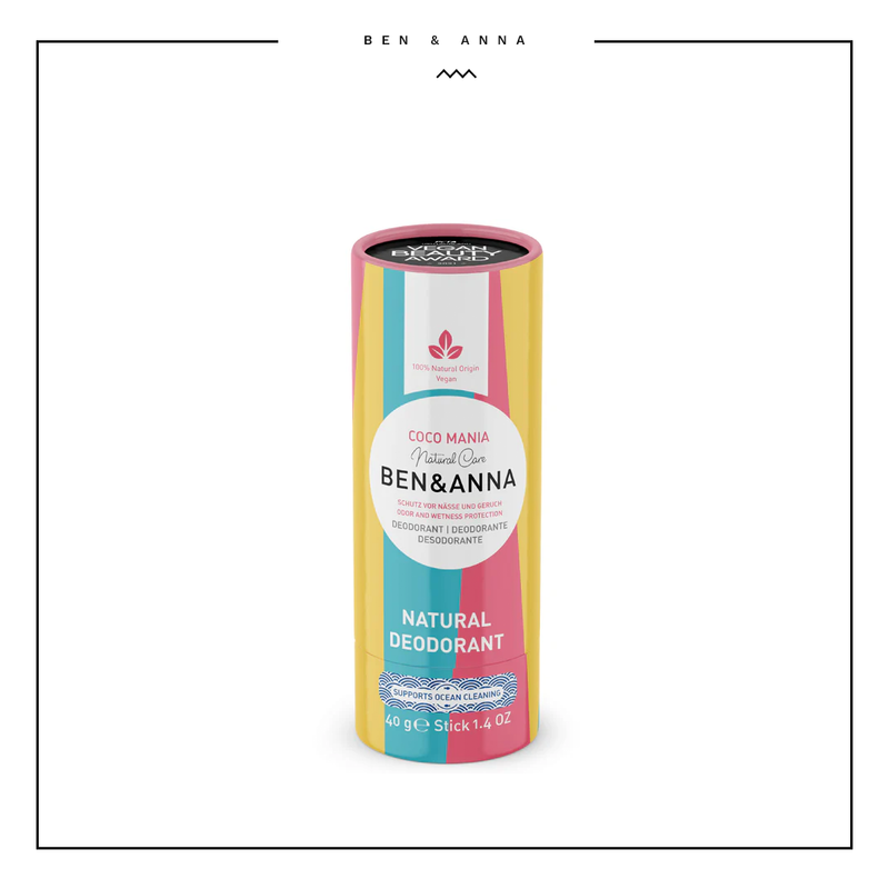 BEN & ANNA Coco Mania - Natural Deodorant Stick 40g