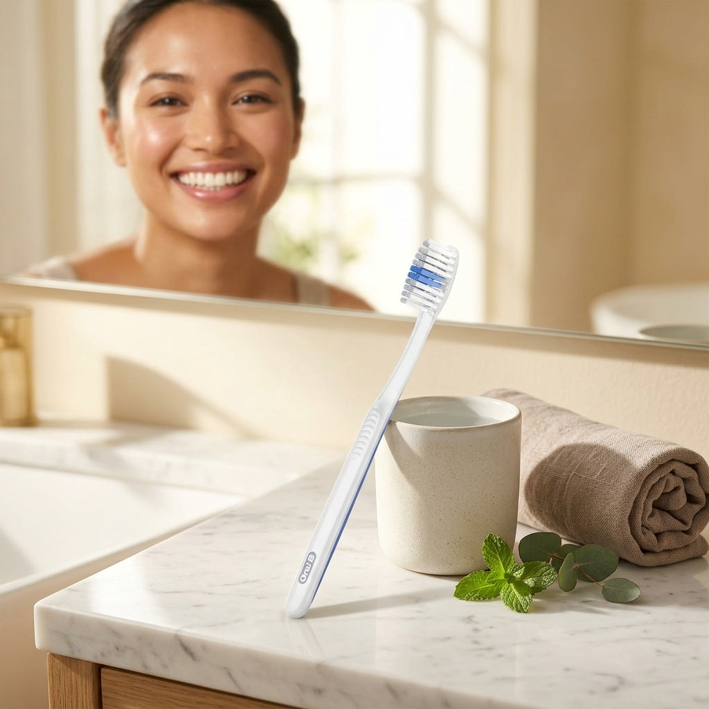 Oral-B 123 Indicator Medium Manual Toothbrush