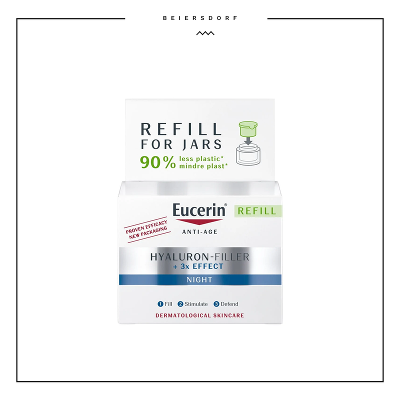Eucerin Hyaluron-Filler + 3x Effect Night Care Refill 50 ml