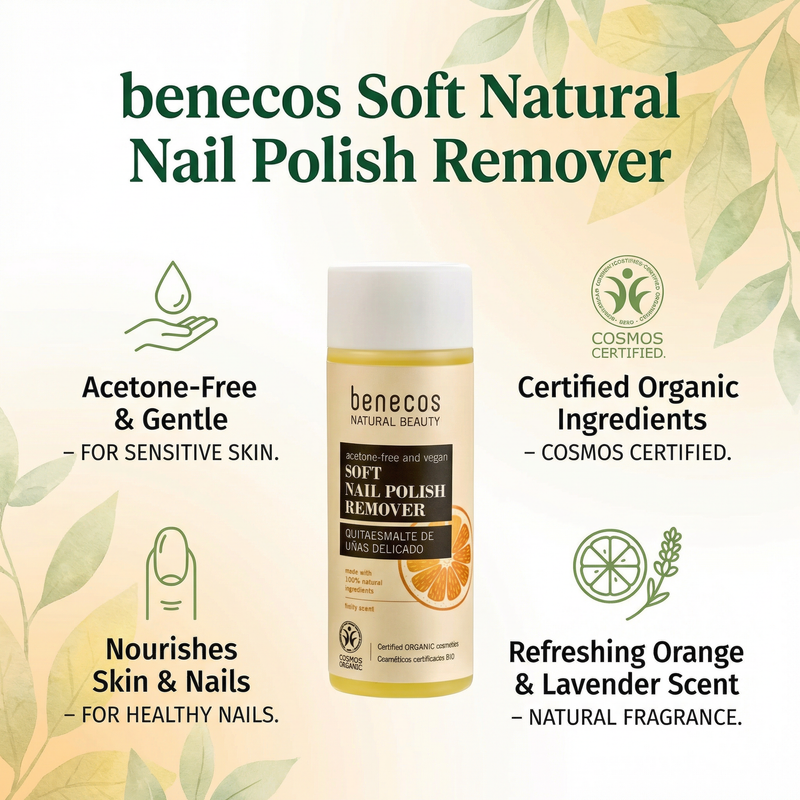 Benecos Natural Gentle Nail Polish Remover Organic 125ml