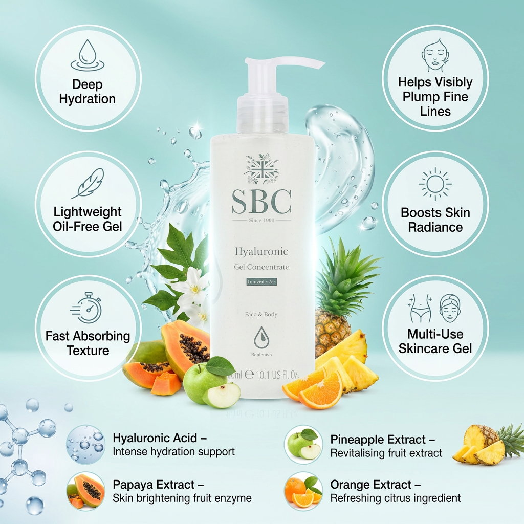 SBC Skincare Hyaluronic Gel Concentrate 300ml