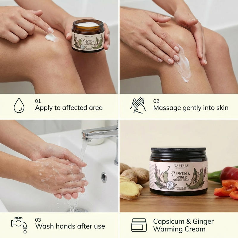 Napiers Capsicum & Ginger Warming Cream 100ml
