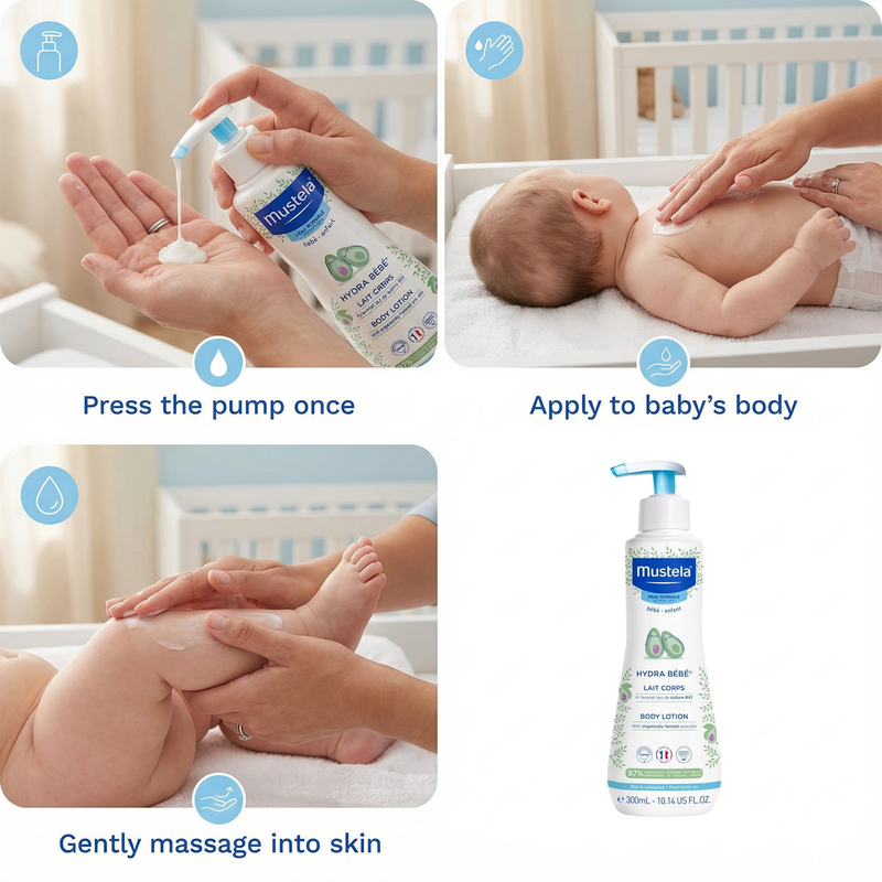 Mustela Hydra Bebe Body Lotion 300ml