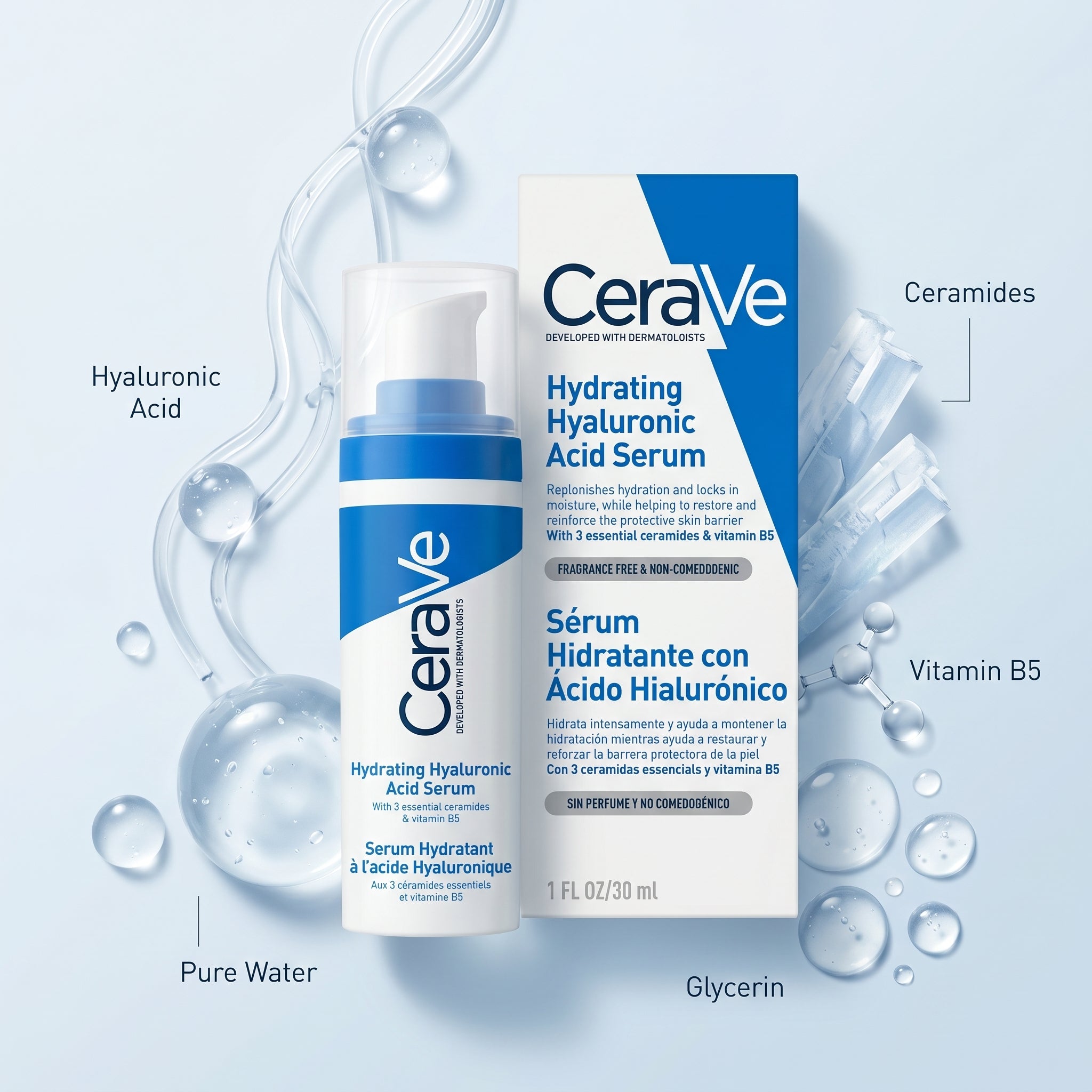 CeraVe Hydrating Hyaluronic Acid Serum 30ml