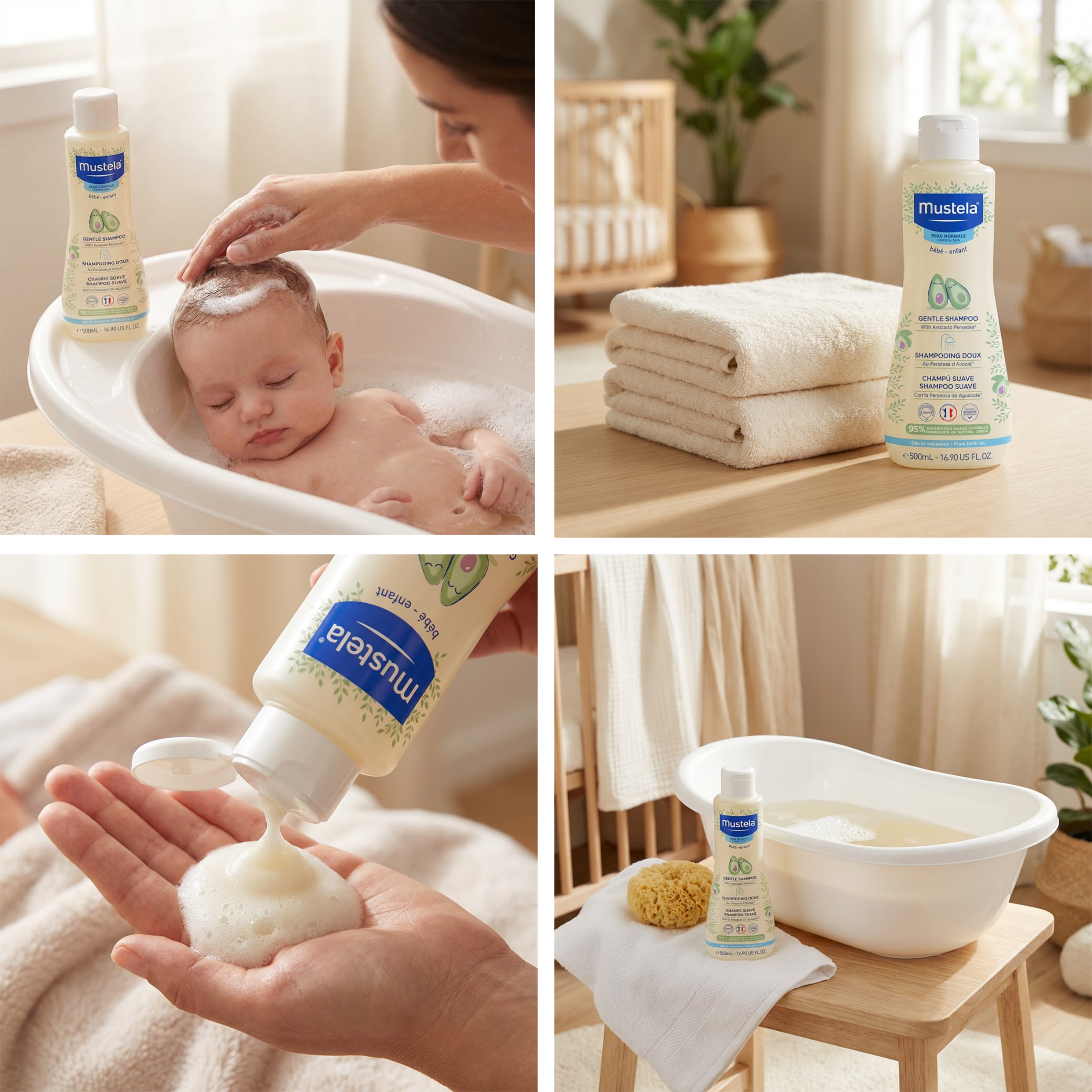 Mustela Gentle Shampoo 500ml