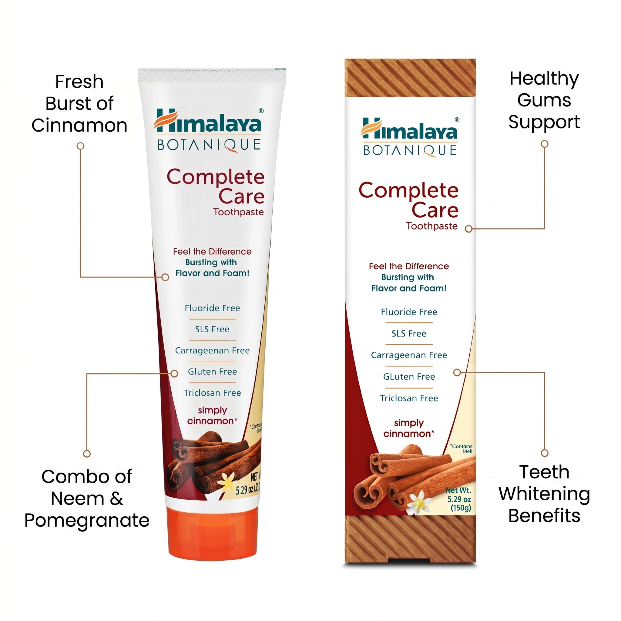 Himalaya Herbals Complete Care Cinnamon Toothpaste