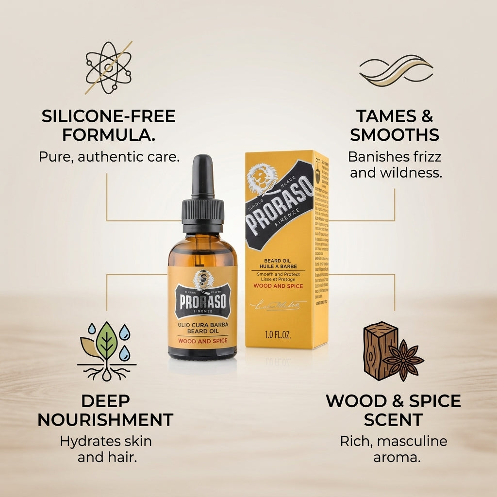 Proraso Wood & Spice Beard Oil 30ml