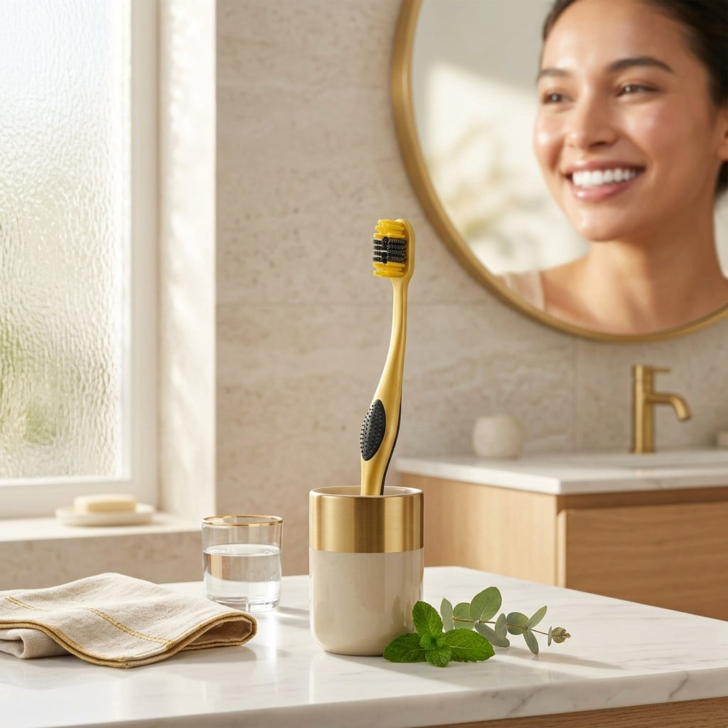 Colgate 360 Charcoal Gold Soft Toothbrush