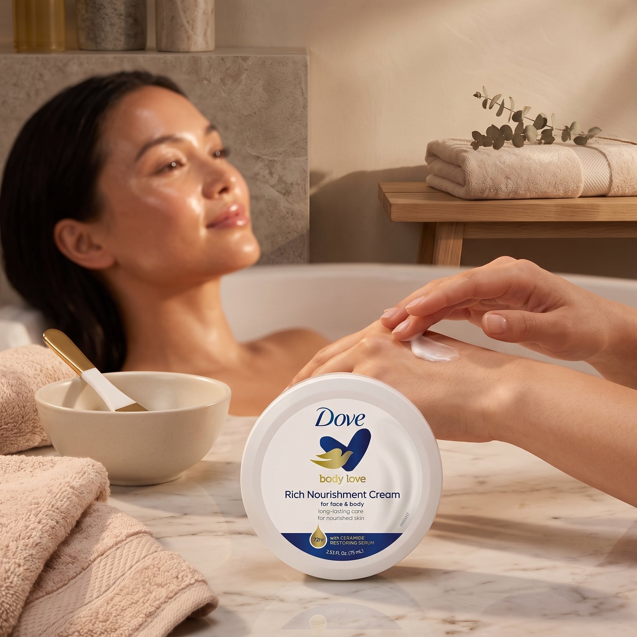 Dove - Intensive Nourishing Care Cream - 75 Ml