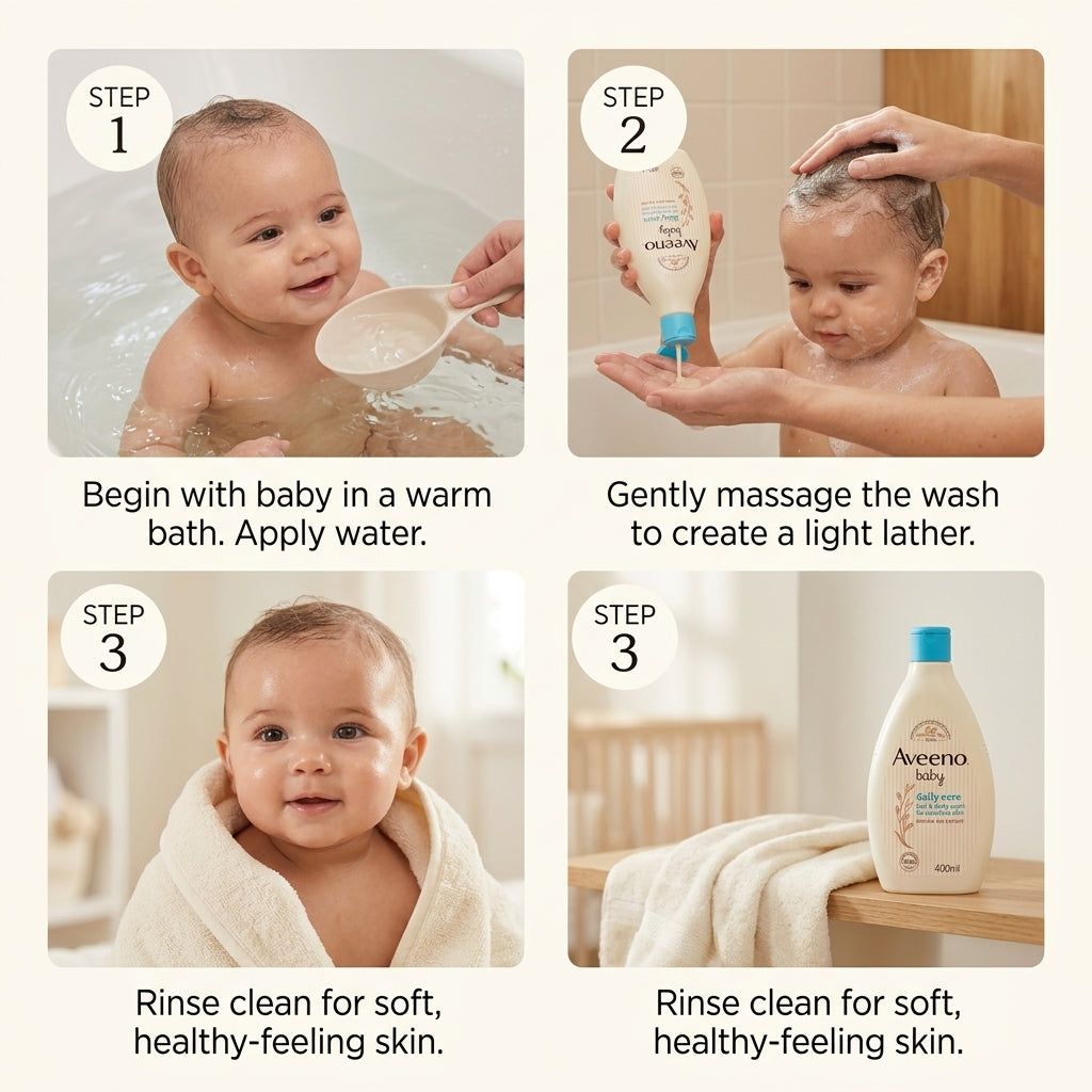 Aveeno Baby Daily Care Hair & Body Wash 400ml