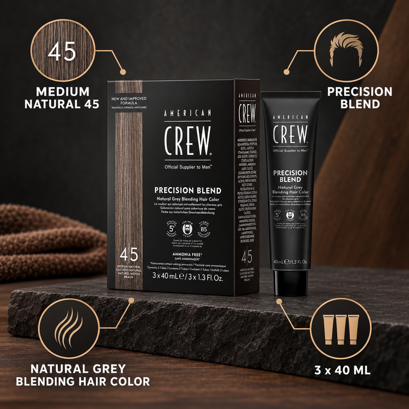 American Crew Precision Blend Hair Color Kit No.4-5