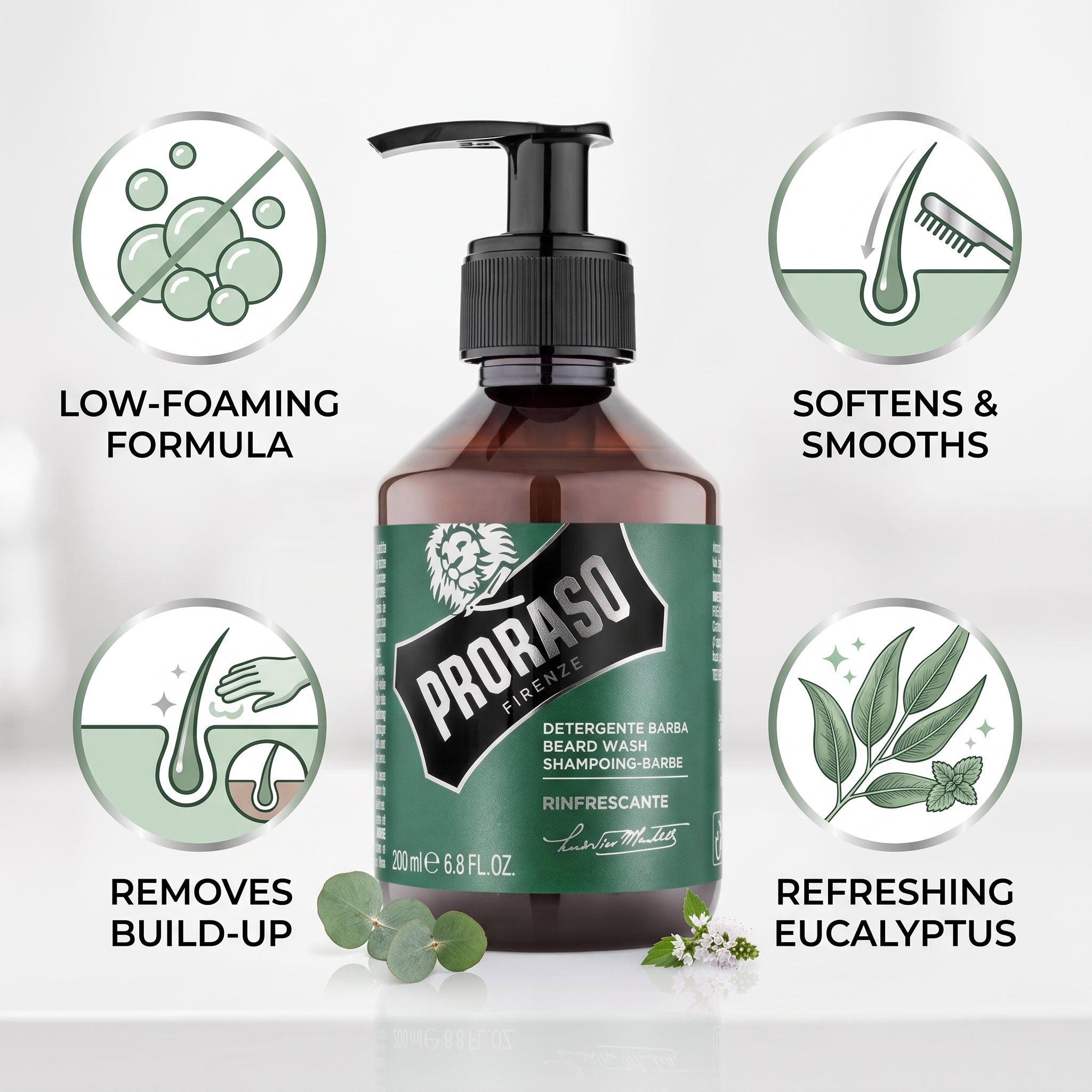 Proraso Eucalyptus Refresh Beard Soap 200 Ml