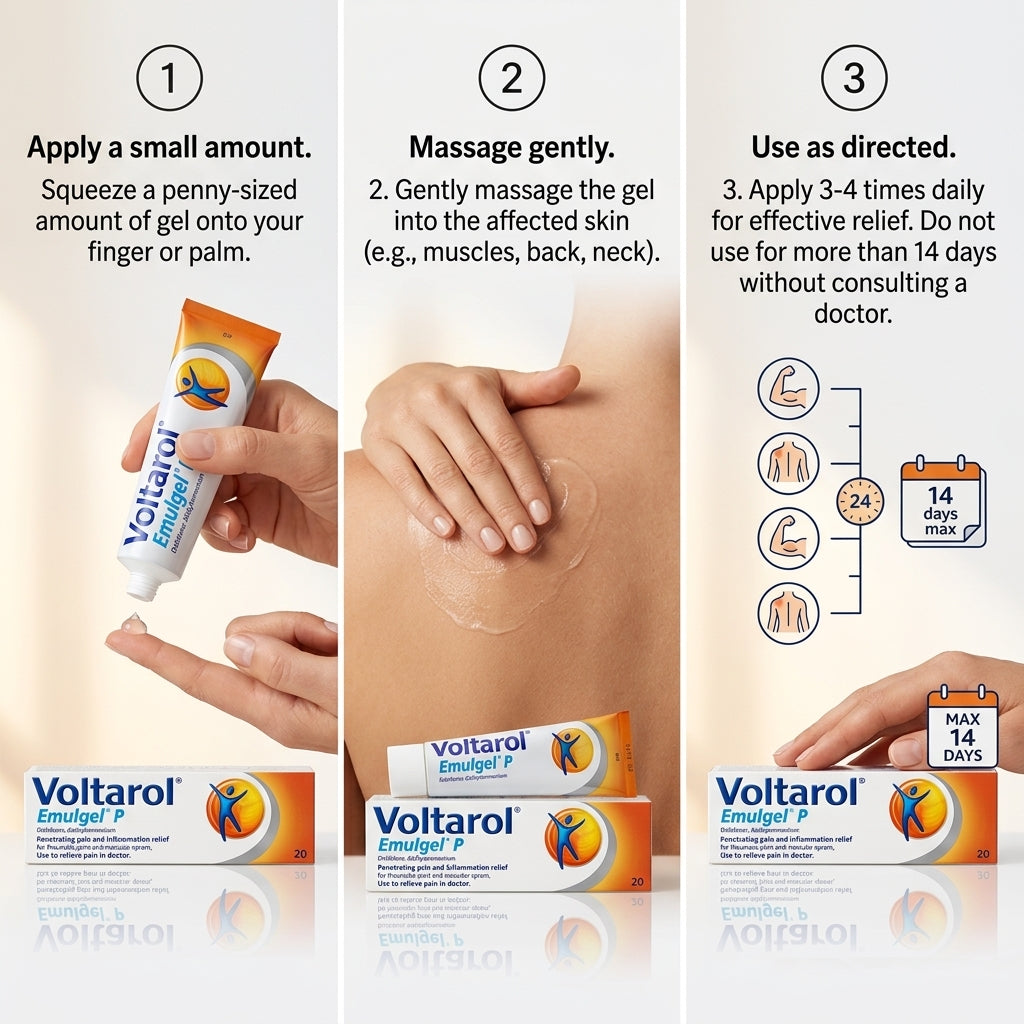Voltarol Emulgel P 1% w/w Gel 30g