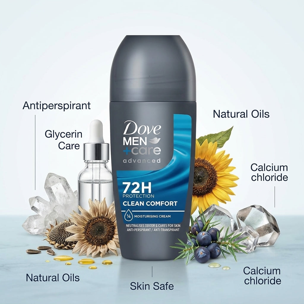 Dove Men+care Clean comfort roll on 50Ml