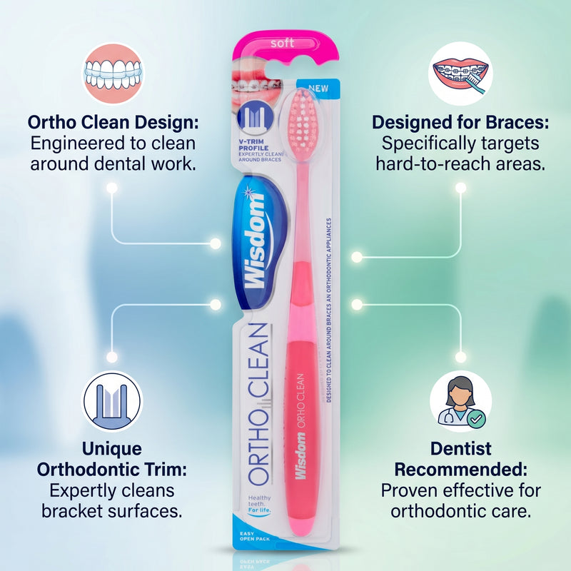 wisdom ortho braces toothbrush
