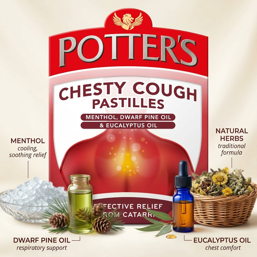 Potter's Chesty Cough Non-Drowsy 20 Pastilles